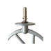 Kenwood Major - K Beater - Aluminium - Circlip Shaft